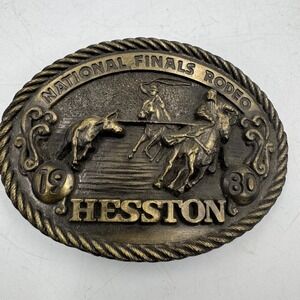 Vintage National‎ Finals Rodeo 1980 Hesston Limited Edition Belt Buckle